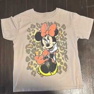 Disney Kids Minnie Mouse Tan T-Shirt